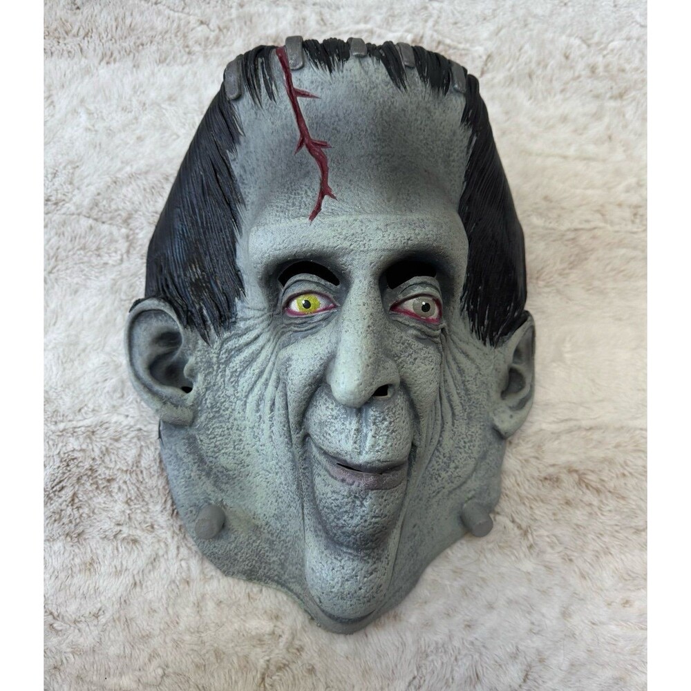 VTG 1990s Herman Munster Latex Mask Kayro-Vue Prods The Munsters Halloween